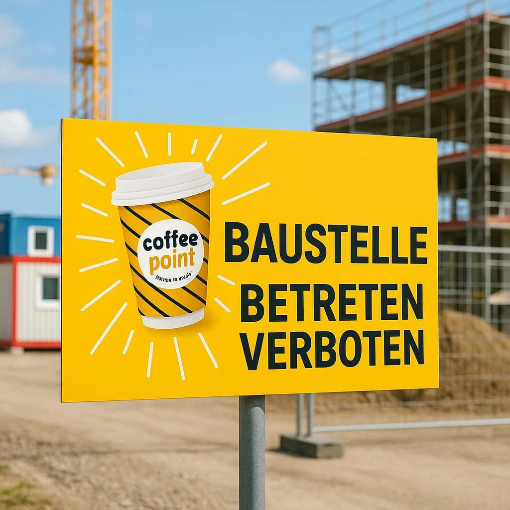 Bauschild drucken lassen Werbeschild online drucken lassen bei Schilderdrucken (Schmidt Digitaldruck GmbH)