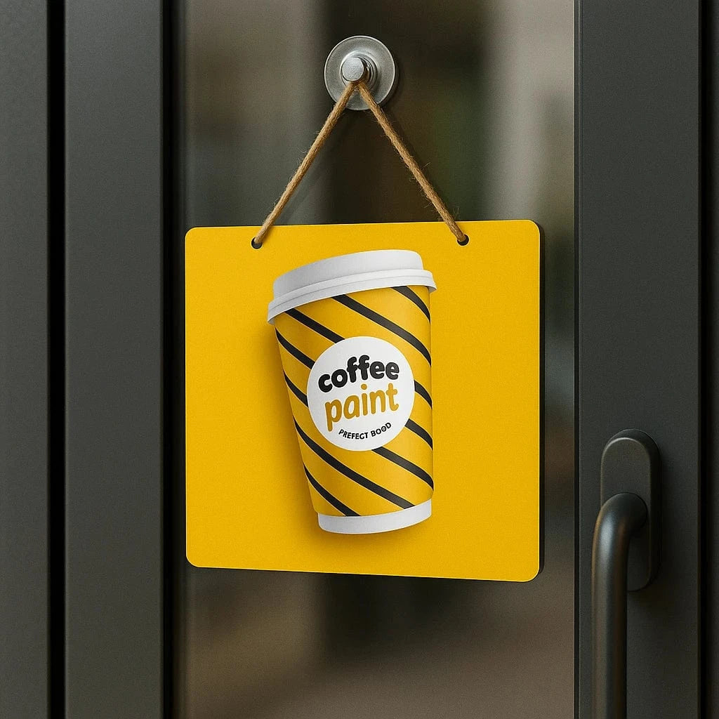 Türschild drucken lassen Werbeschild online drucken lassen bei Schilderdrucken (Schmidt Digitaldruck GmbH)